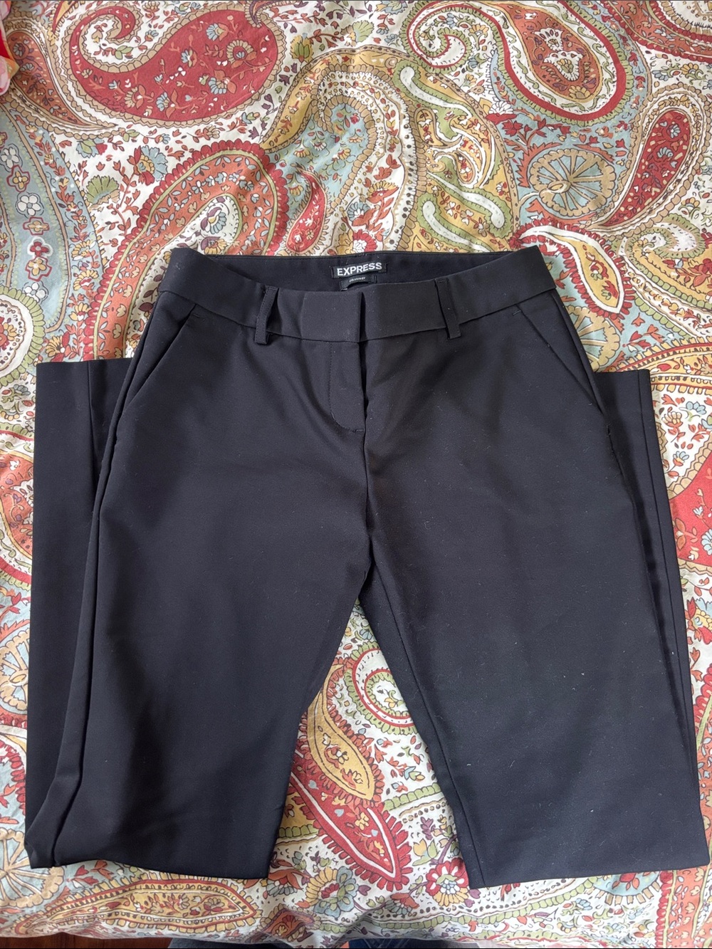 Express Black Women's Straight-Leg Dress Pants